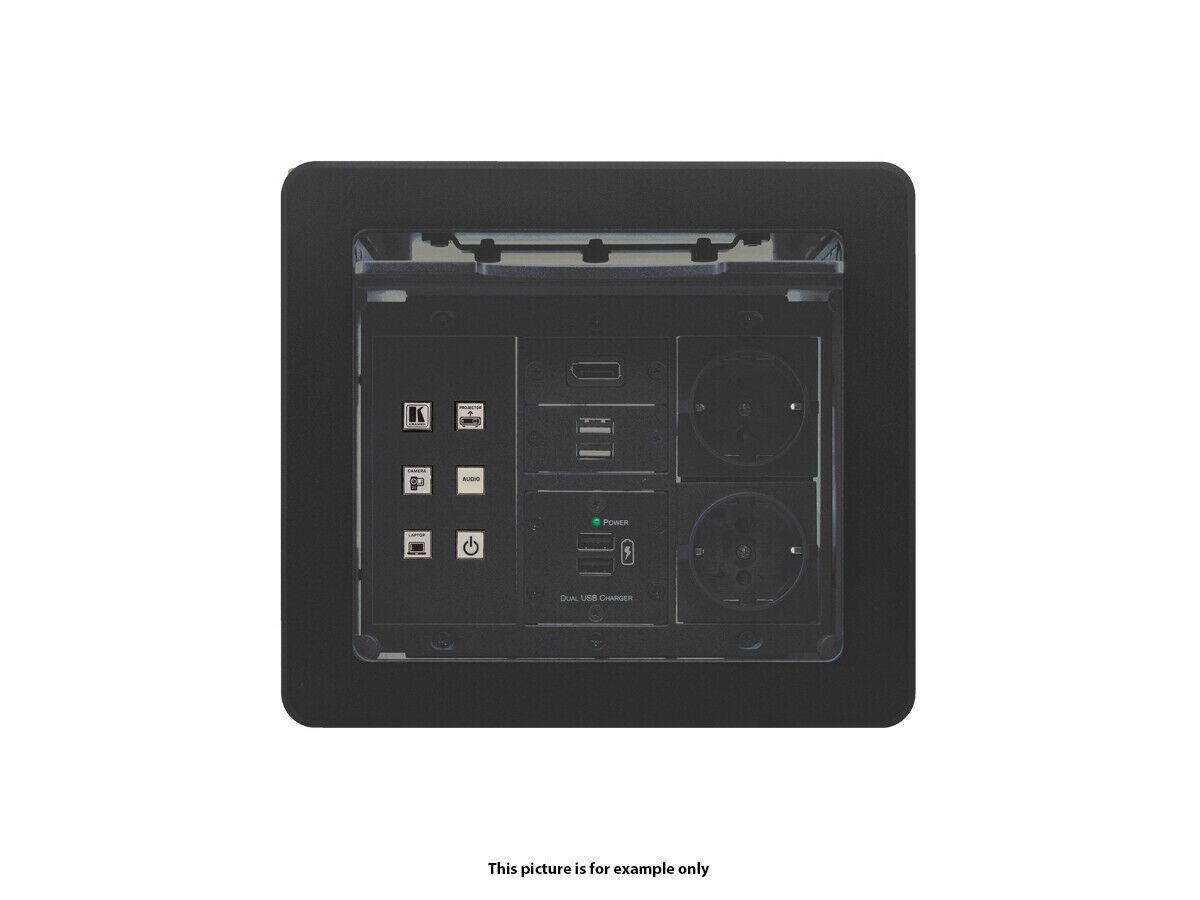 Kramer TBUS-1N(BC) Table Mount Modular Multi-Connection Solution/Retractable Lid