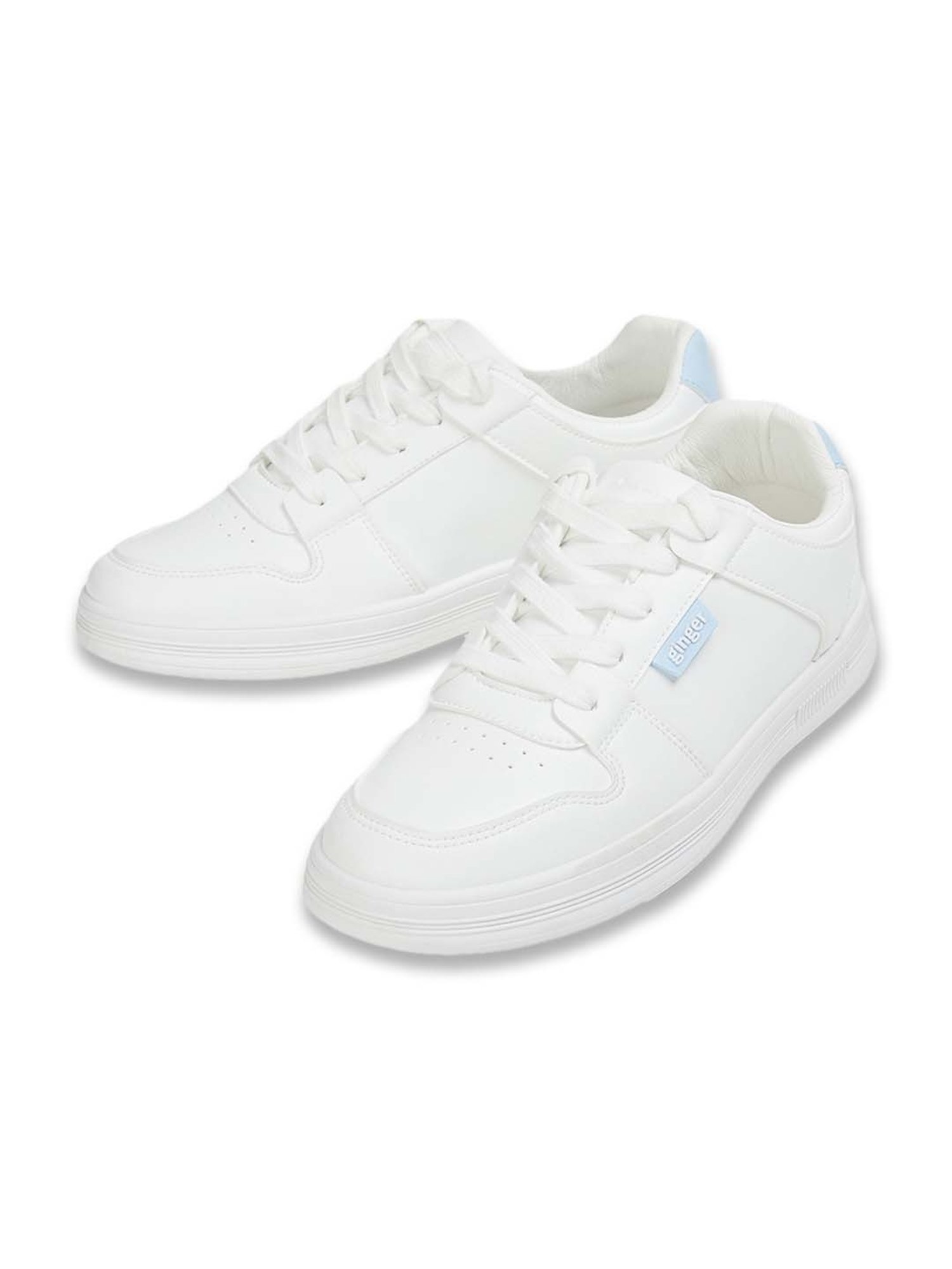 Ginger by Lifestyle Women's White Sneakers