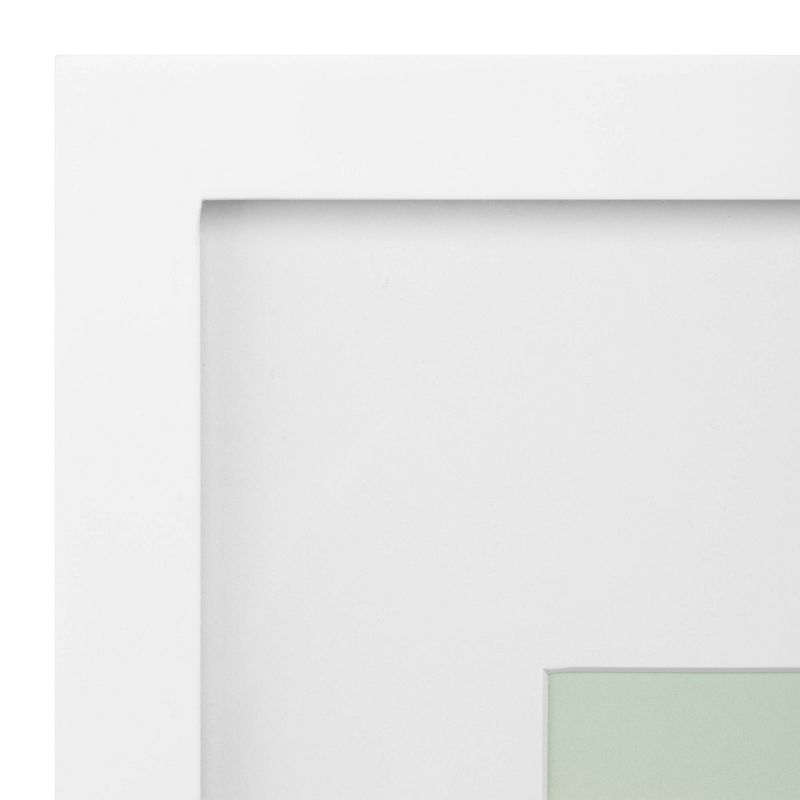 9pc Gallery Wall Frame Set with Decorative Art Prints Matted and Float Frames - Gallery Solutions