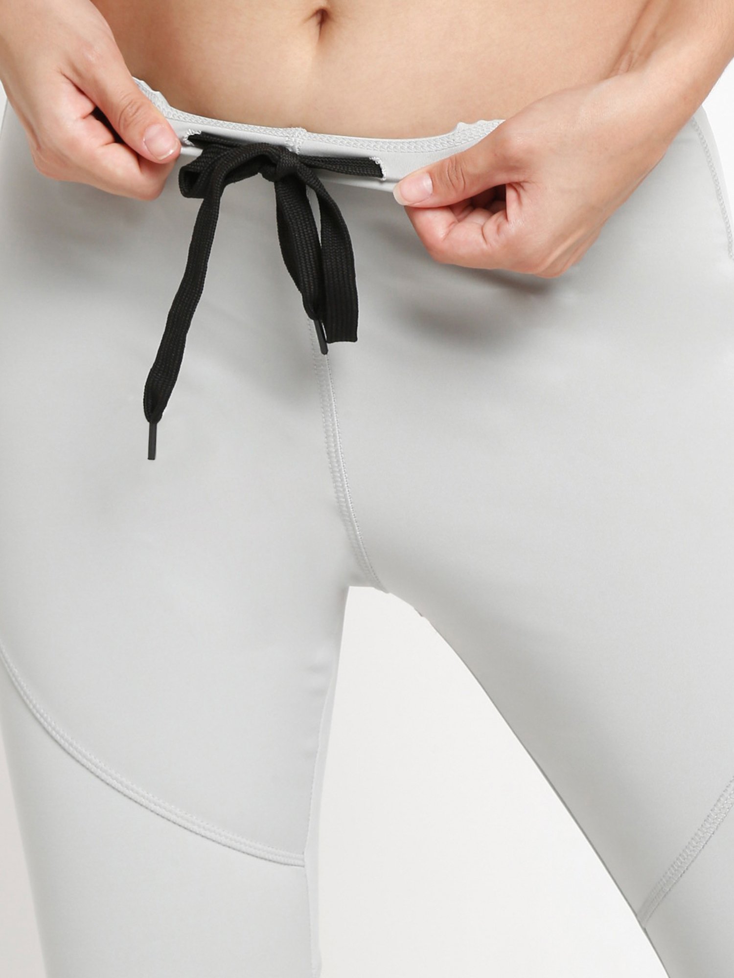 EVERDION Grey High Rise Track Pants