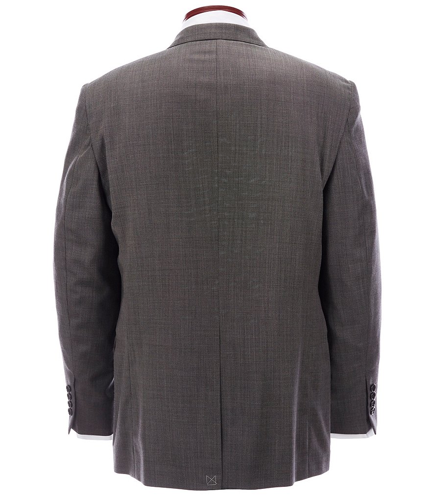 Ralph Ralph Lauren Classic Fit Pleated Fancy Brown Wool Suit