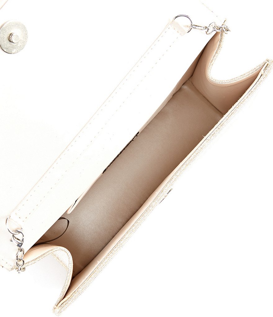 Kate Landry Satin Buckle Clutch Bag