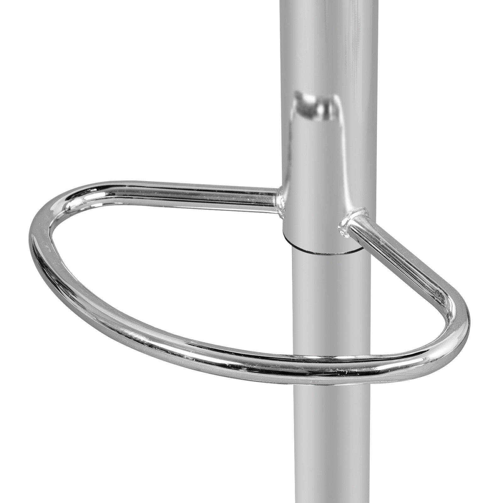 6Pcs Wicker Bar Stool Adjustable Height Swivel Counter Pub Chairs Brown Modern