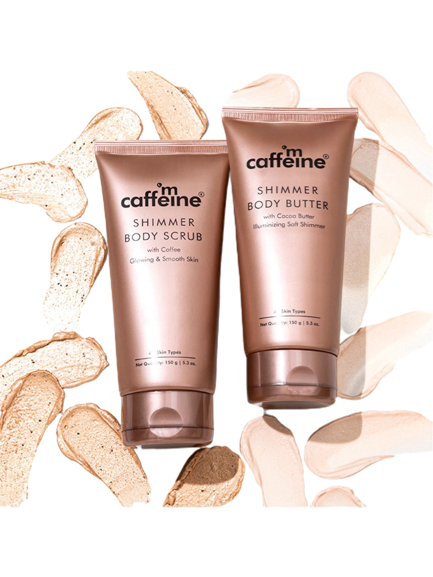 mCaffeine Shimmer Body Polishing Kit