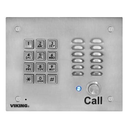 Viking K-1700-IP-EWP Voip Stainless Steel Entry Phone