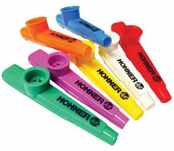Hohner KC 50 Kazoos of Assorted Colors, 50 Pack