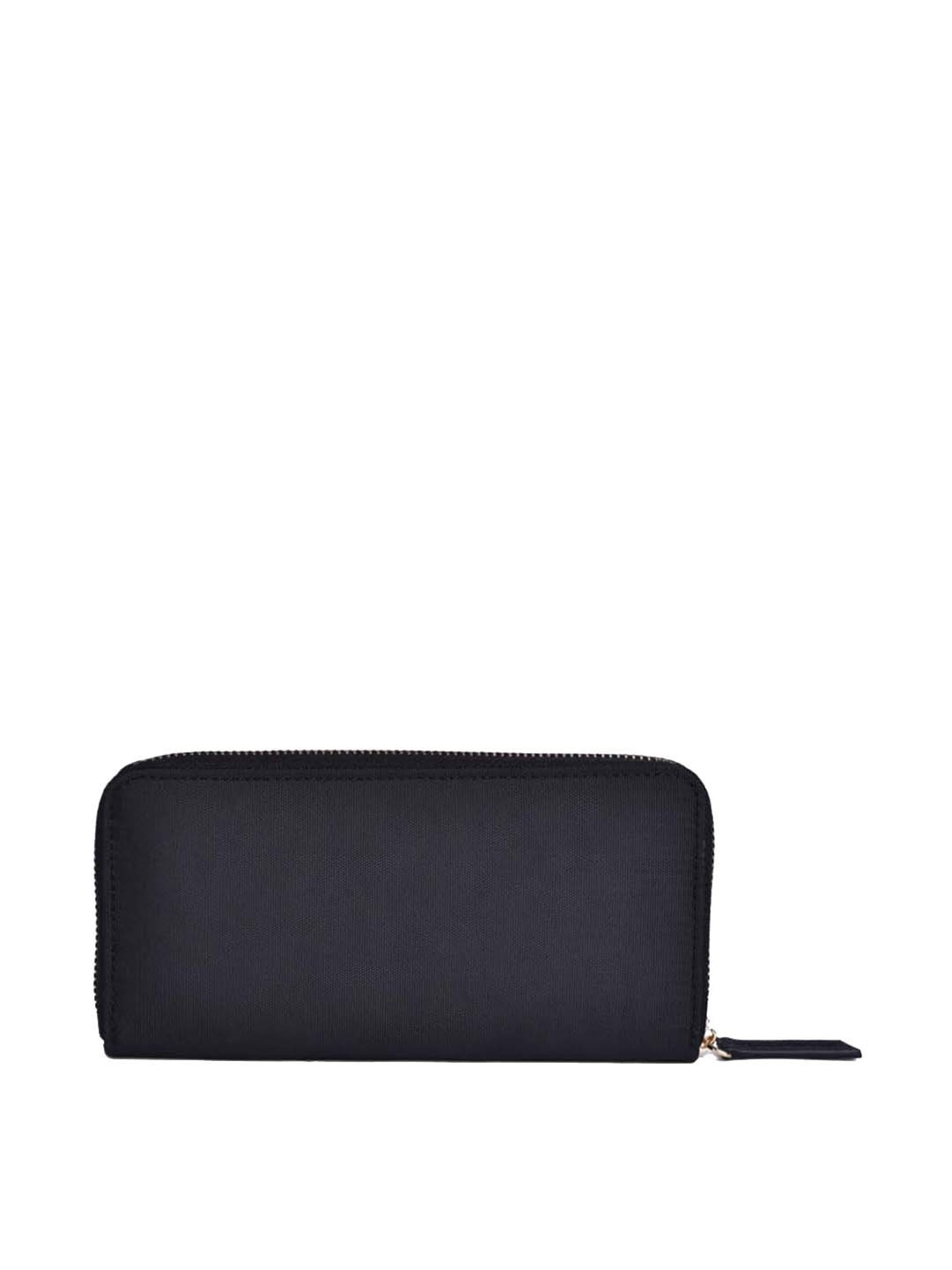 BELWABA Black Textured Zip Around Wallet for Women