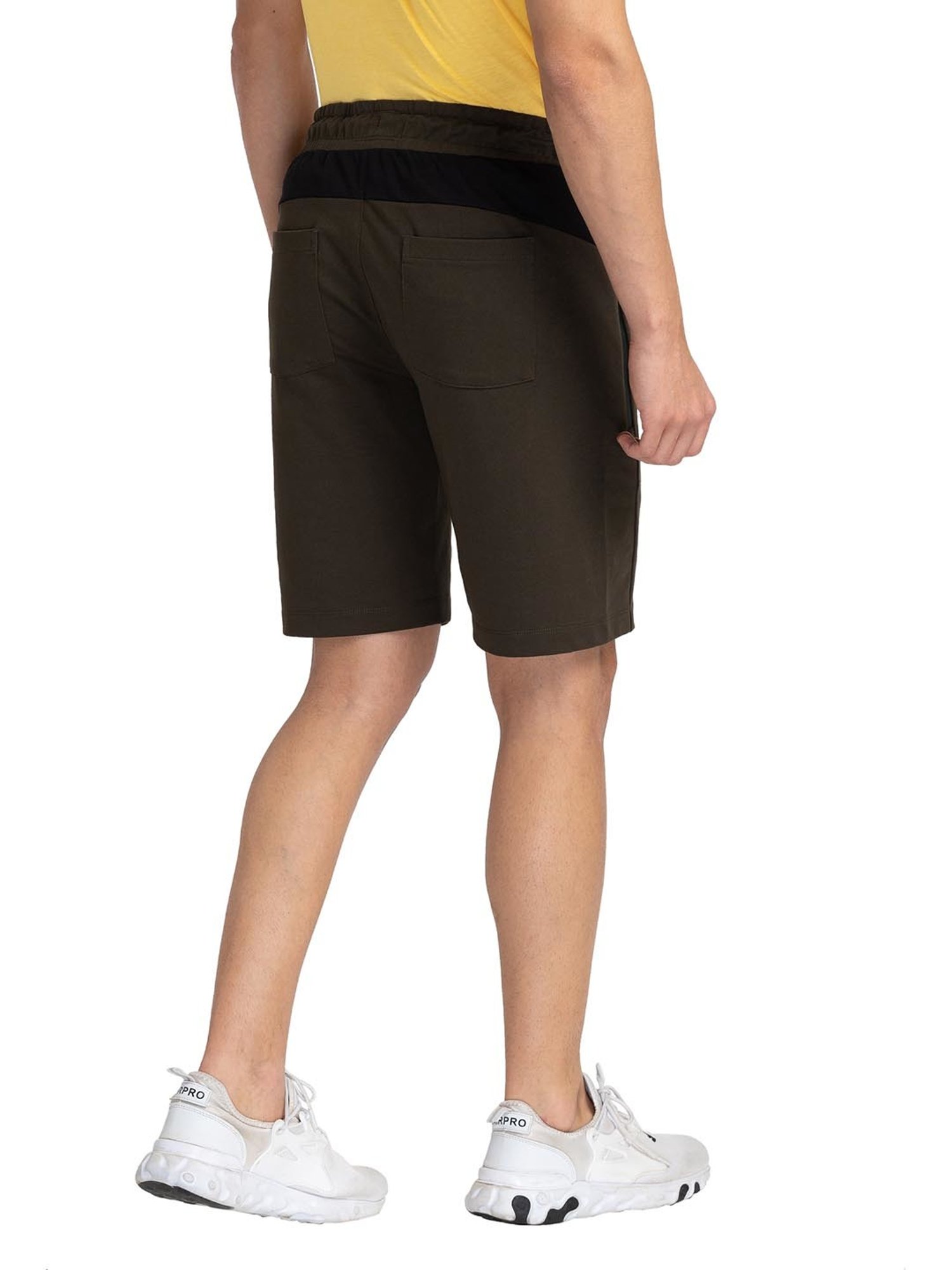 Being Human Green Regular Fit Shorts