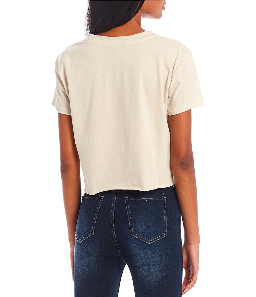 Originality Checkered Sunflower Short Sleeve Graphic Tee