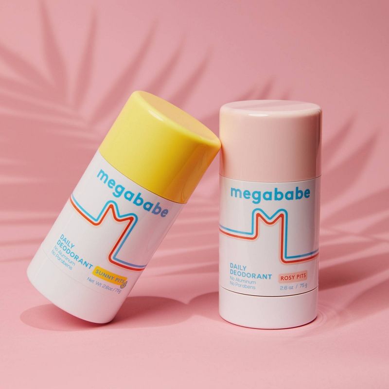 Megababe Rosy Pits Daily Deodorant - 2.6oz