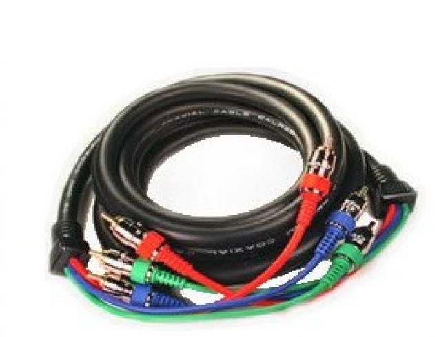 Calrad Electronics 55-872-3 RGB DBL. Shielded Component Video Cable 3