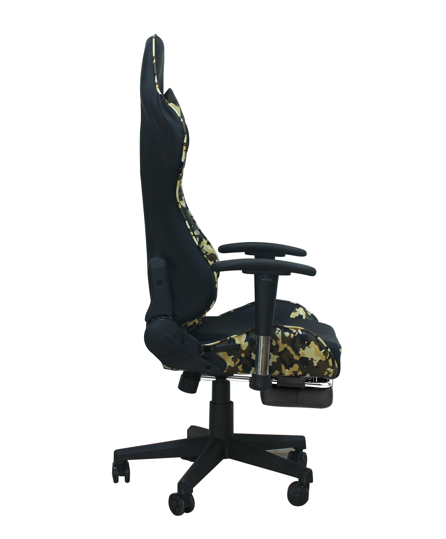 Ergonomic Gaming Chair | Home Office Chair | Adjustable Swivel Leather Computer Chair | High Back Desk Chair with Smooth PU Leather,Headrest,Footrest,Lumbar Support and Tilt Locking Mechanism  Pillow