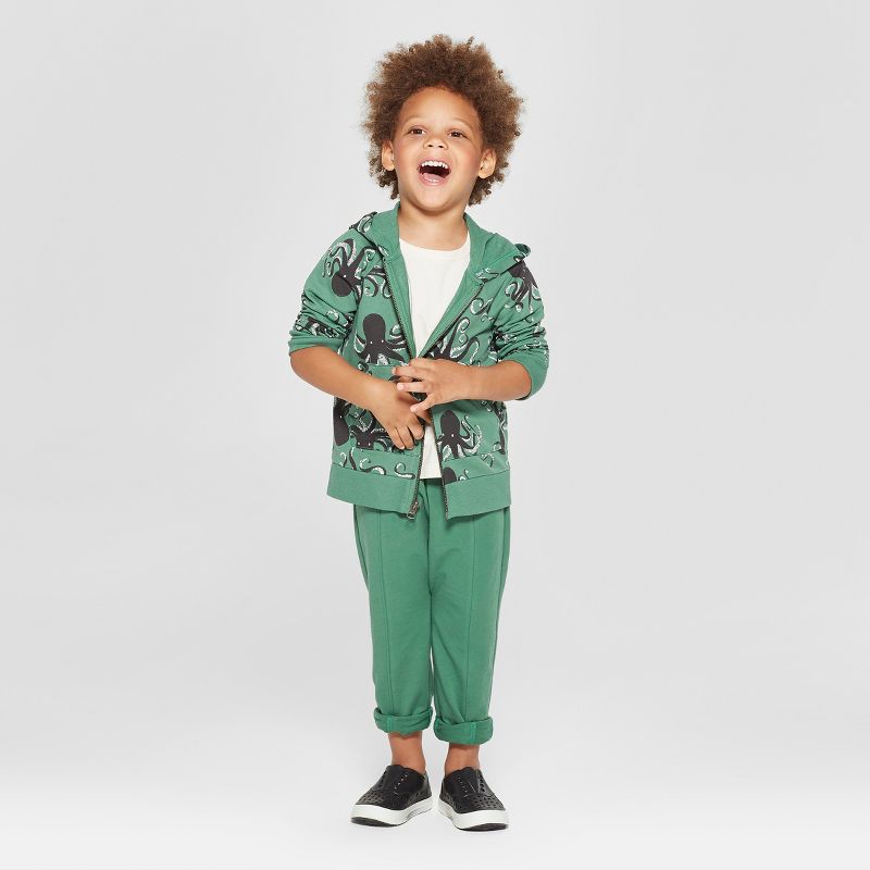 Toddler Boys' Jogger Pants - Cat & Jack™ Green 12M