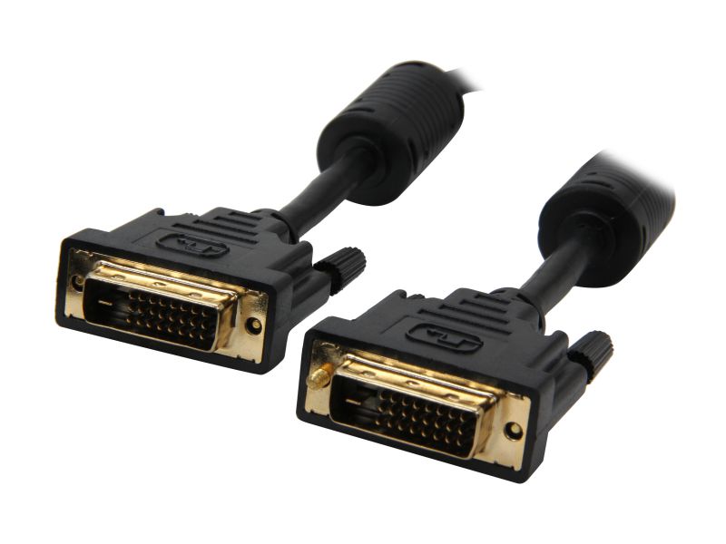 DAT 7321D Black Male to Male One DVI-D to DVI-D Single Link Cable