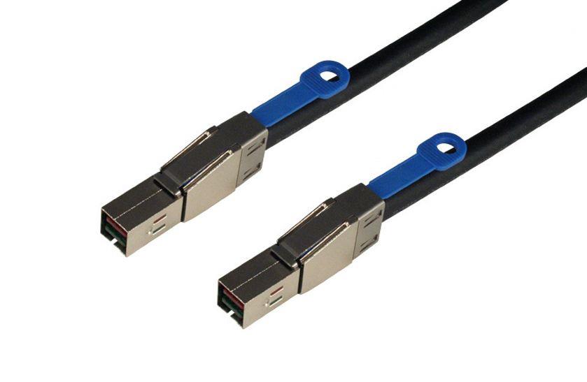 RAID Machine D5316RM 16-bay 12G SAS Rackmount JBOD Dual Expander / High Availability w/ LSI 9380-8e Card and 1M SFF-8644 Cable