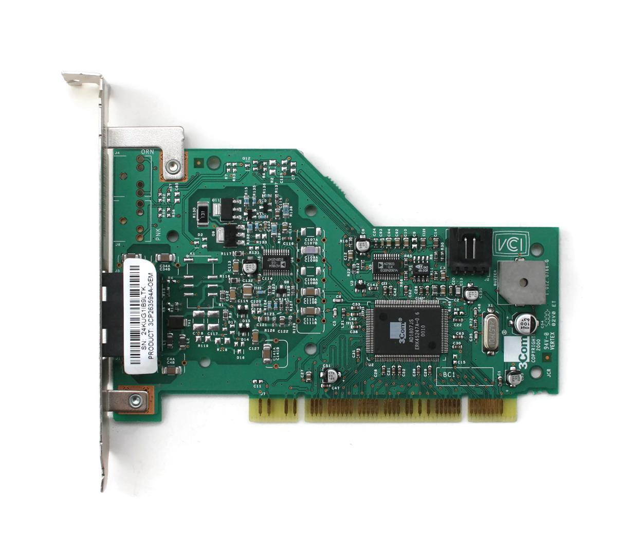USROBOTICS 3COM 56K PCI MODEM CARD 3CP263594A-OEM 0766 AWPCI PC99 DFV