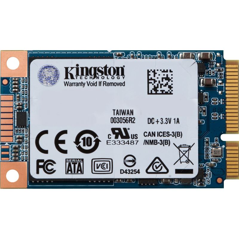 Kingston UV500 480 GB Solid State Drive - mSATA Internal - SATA (SATA/600) - 520 MB/s Maximum Read Transfer Rate - 256-bit Encryption Standard