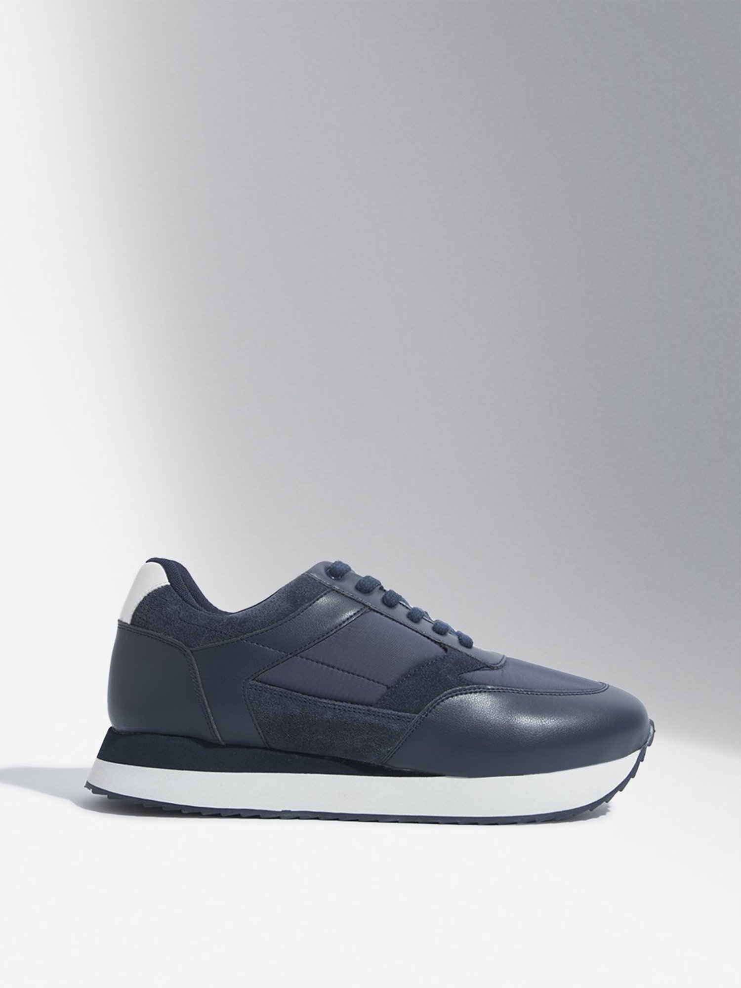 SOLEPLAY by Westside Navy Lace-Up Sneakers