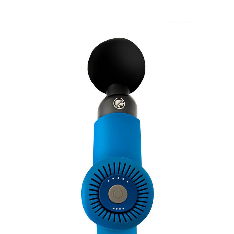 Lifepro LPSNCXBLU Sonic X Electric Personal Handheld Deep Tissue Muscle Percussion Massage Relief Therapy Massager Ball Gun Machine for Athletes, Blue