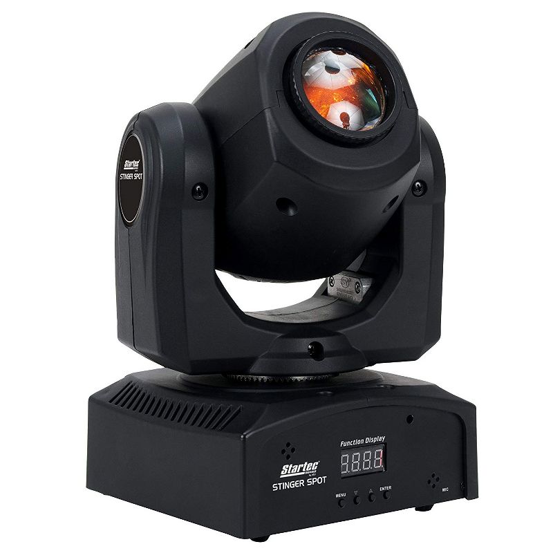 ADJ Products STINGER SPOT 10-Watt LED Startec Stinger Moving Head Mini Spotlight with 7 Colors and 7 Gobos (2 Pack)