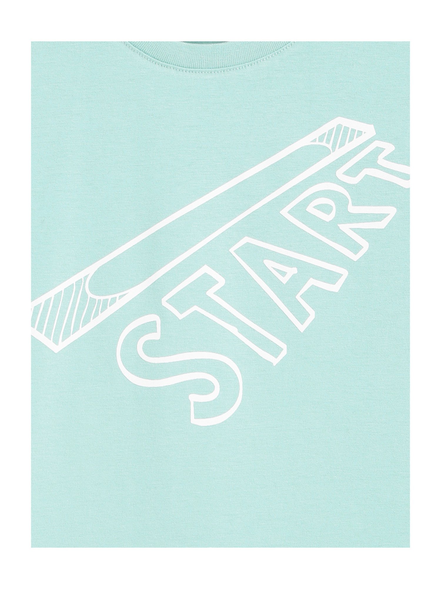 Campana Kids Blue Printed T-Shirt