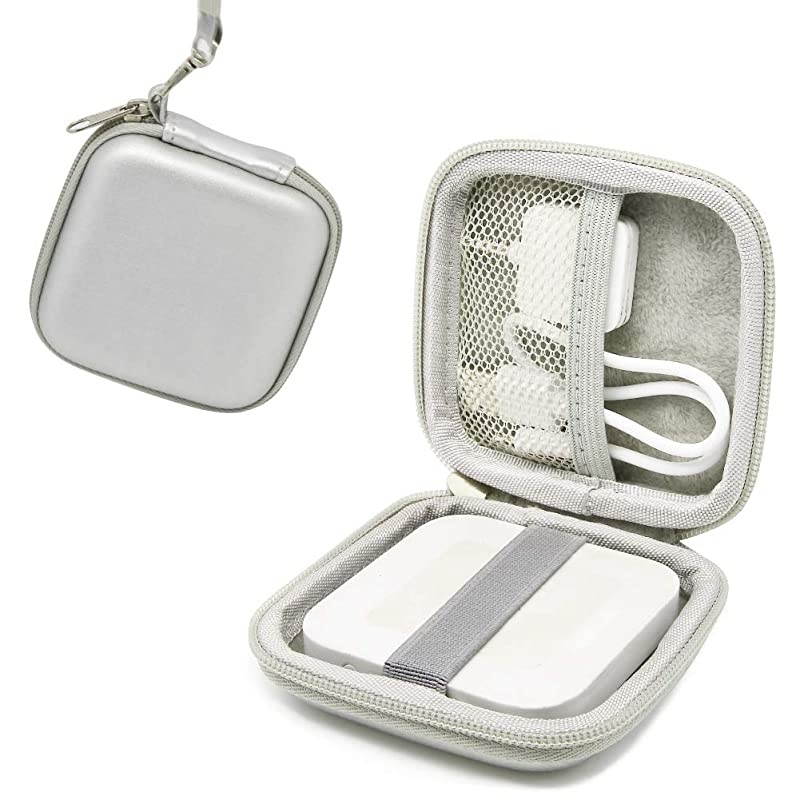 Square Contactless Chip Reader Scanner Case Hard Carrying Bag Holder Fits Square ASKU0485 Contactless and Chip Reader with USB Charge Cable for EMV Chip CardsApple PayAndroid Pay Silver