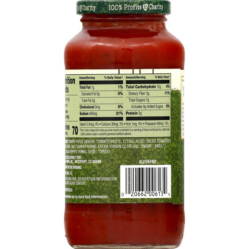 Newman's Own Marinara Pasta Sauce 24oz