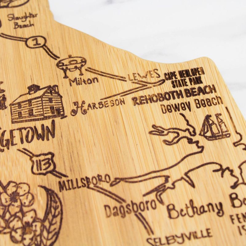 Totally Bamboo Destination Delaware Serving and Cutting Board