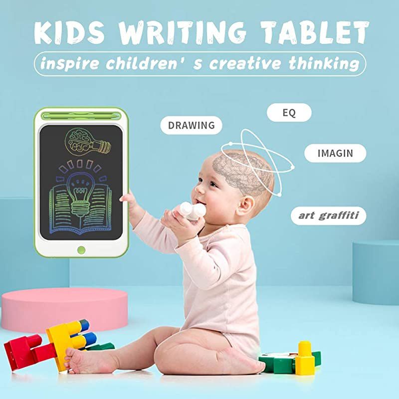 LCD Writing Tablet 10 Inches Colorful Electronic Writing Drawing Doodle Board with Memory Lock Digital Writing Pad for Kids and Adults at Home School Office