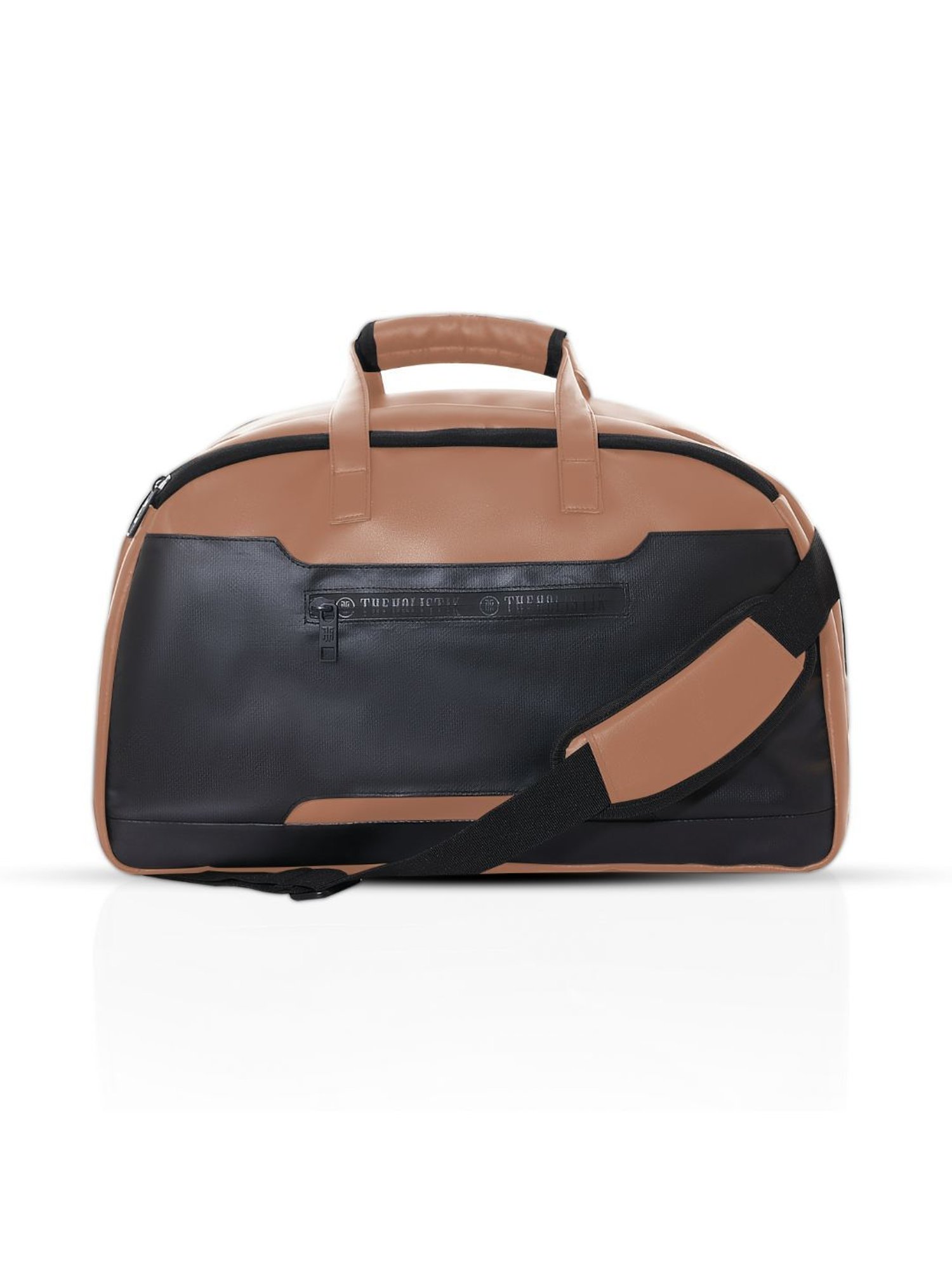 THE HOLISTIK Tan & Black Large Drifter Duffel Bag