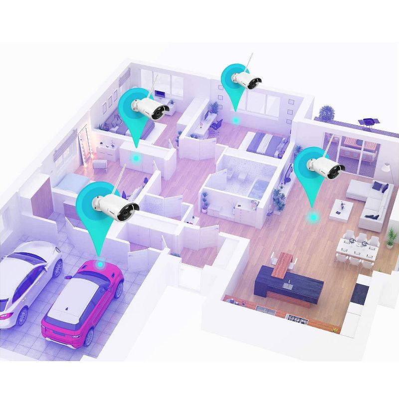 HeimVision HM241 1080P Wireless Security Camera System