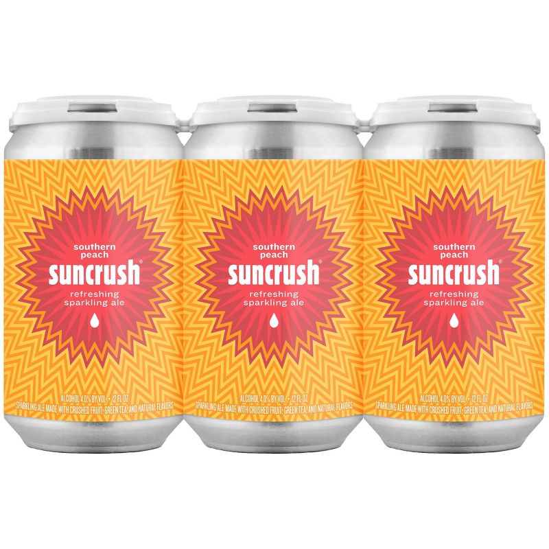 Suncrush Suncrush Southern Peach Sparkling Ale Beer - 6pk/12 fl oz Cans