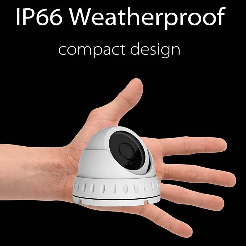 Bright Clear Night Vision 2MP Wide Angle AHD TVI CVI 960H Indoor Outdoor Dome CCTV Camera  1080P Security IR Analog Camera Waterproof Eyeball Cam for Surveillance Metal