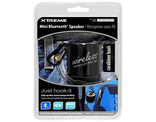Xtreme Cables 51861 Mini Travel Size Bluetooth Speaker, Black