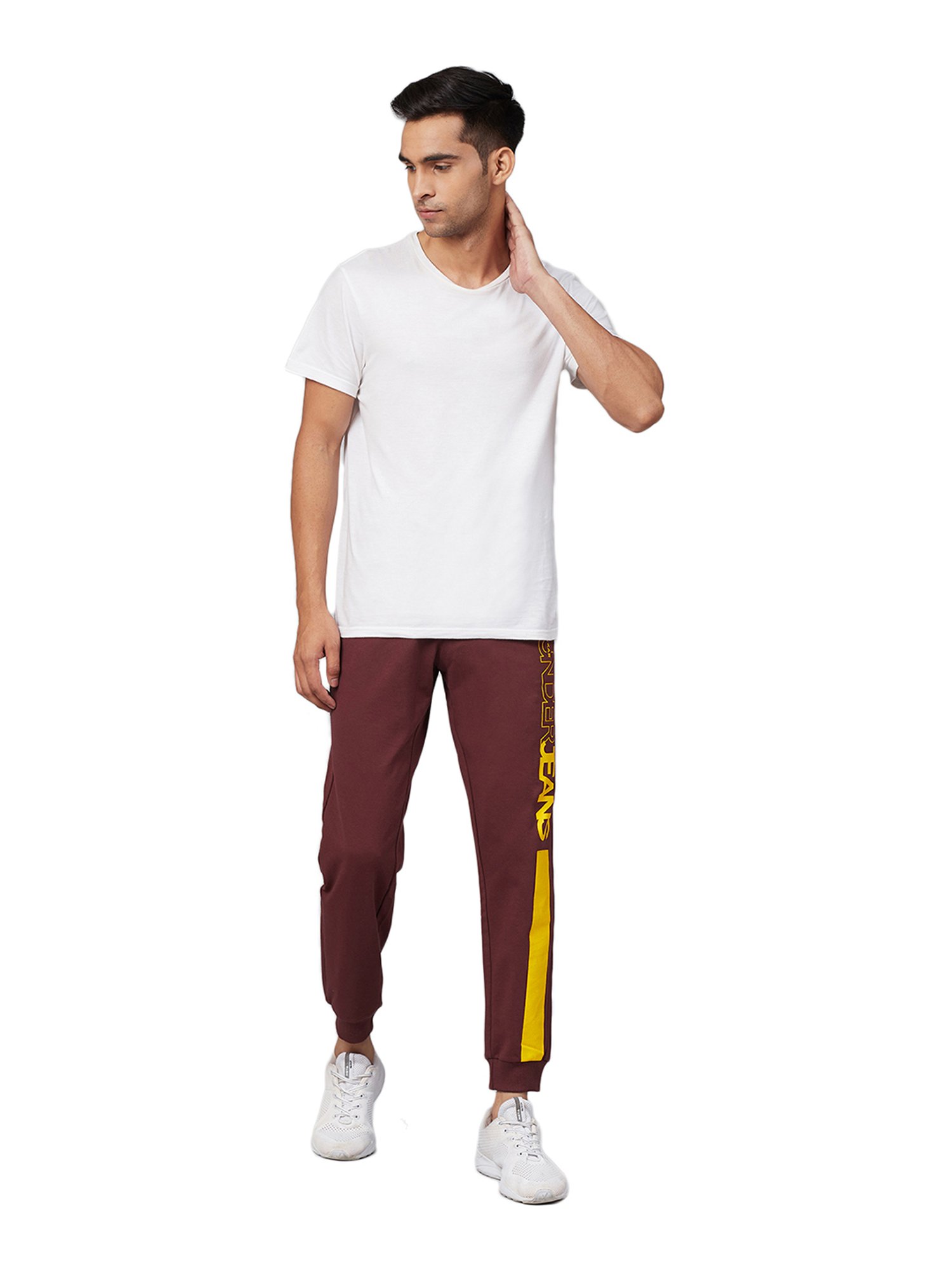 Spykar Maroon Joggers