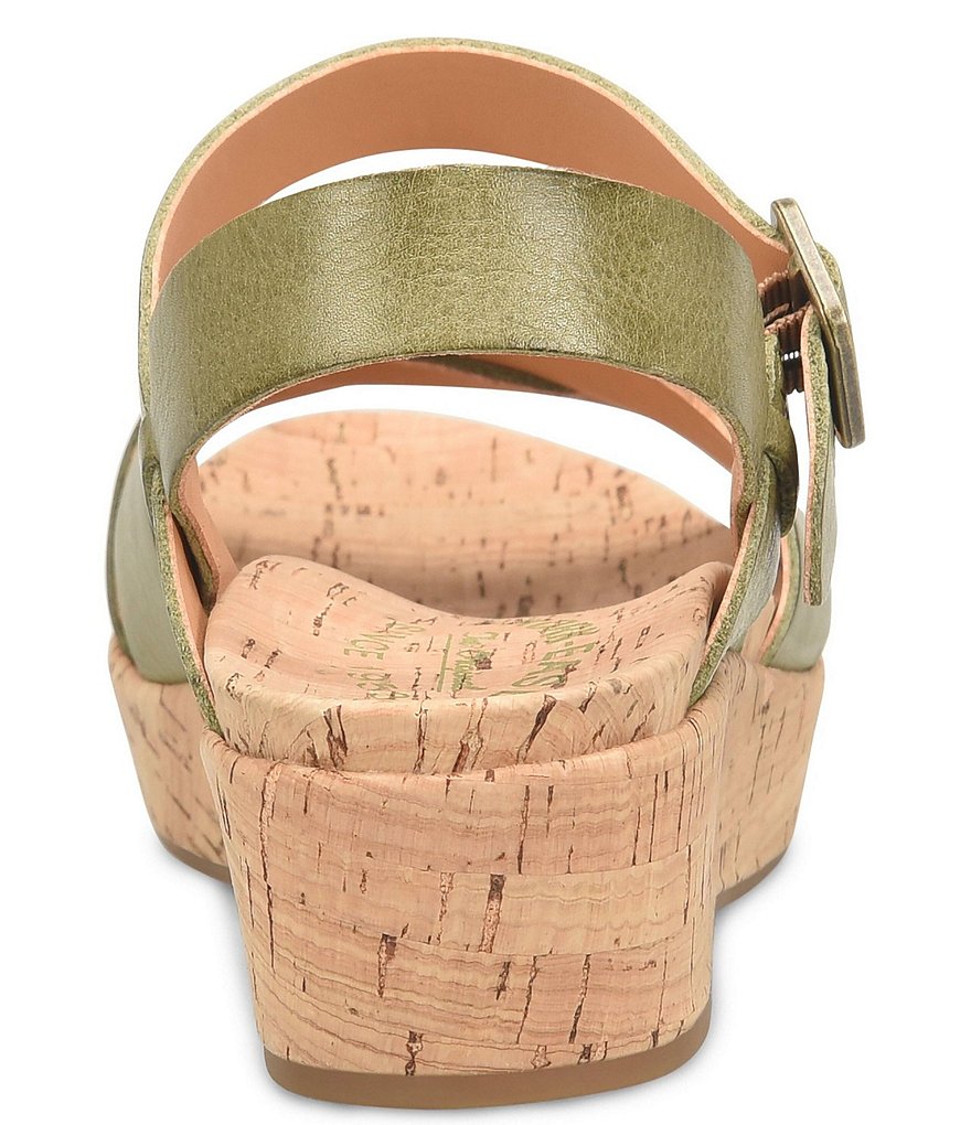 Kork-Ease Myrna 2.0 Leather Cork Platform Wedge Sandals