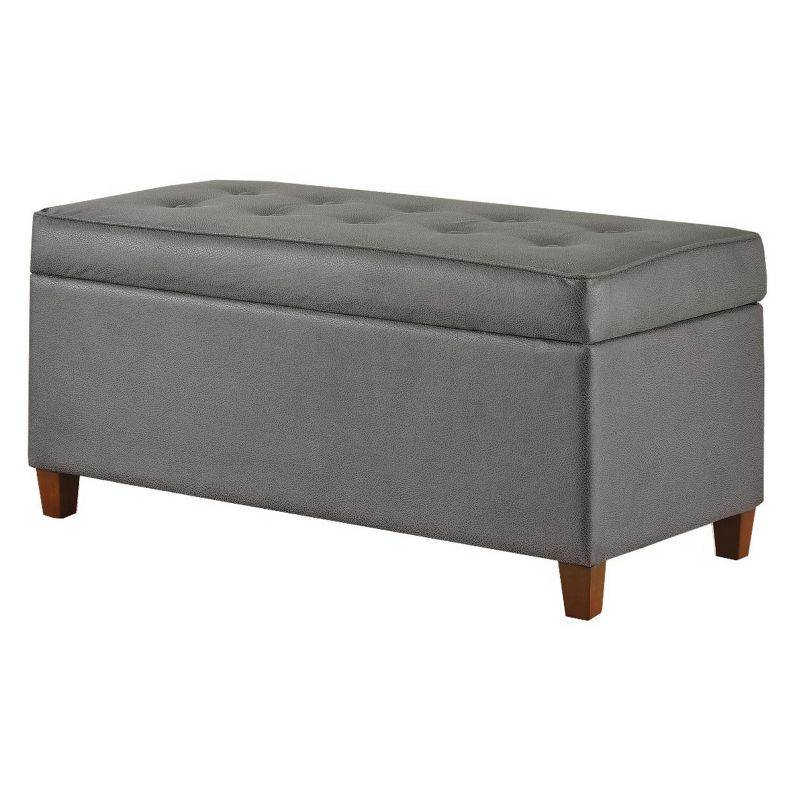Storage Bench Gray - HomePop