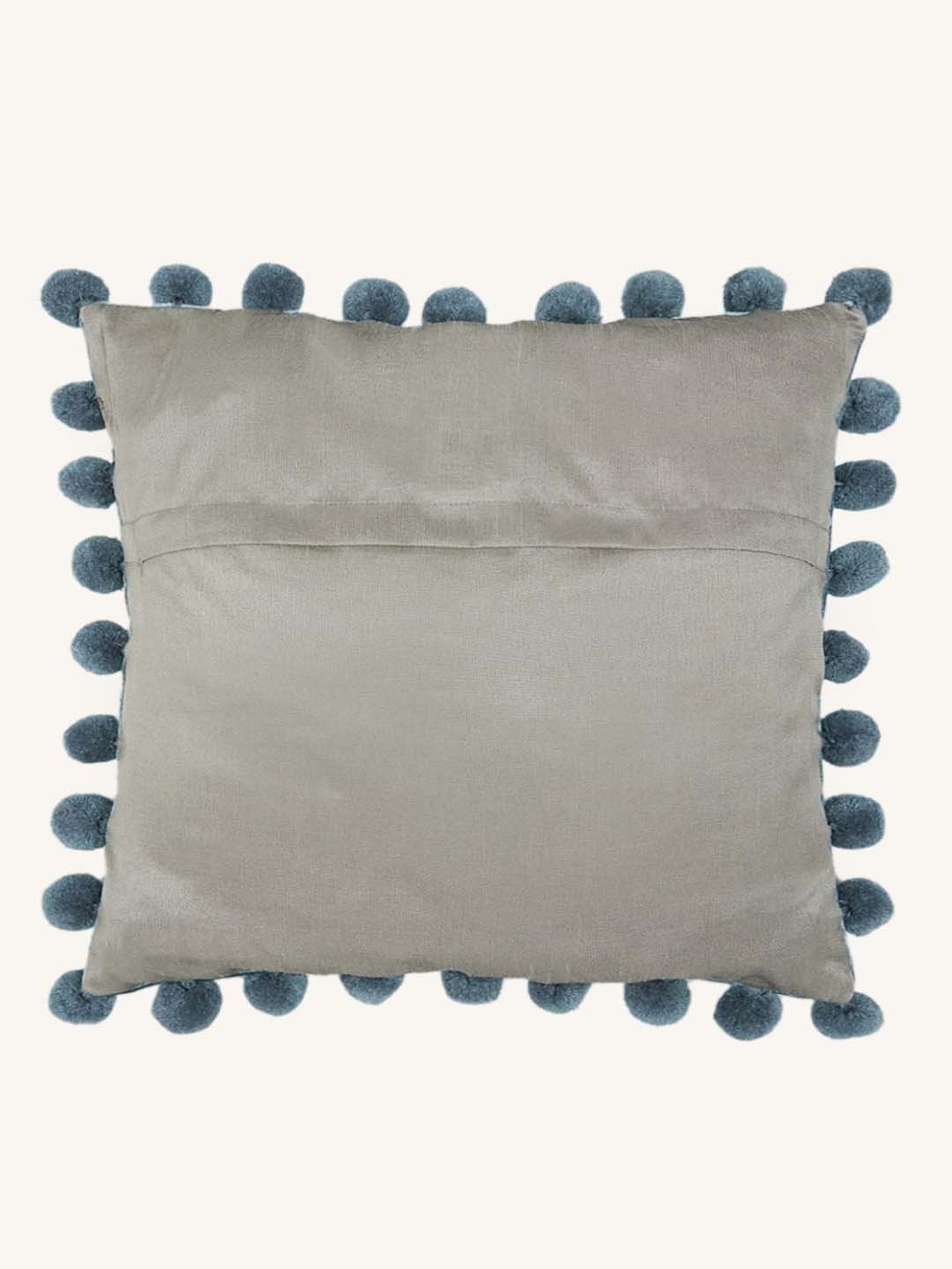 Living Scapes by Pantaloons Blue Cotton Cushion Cover