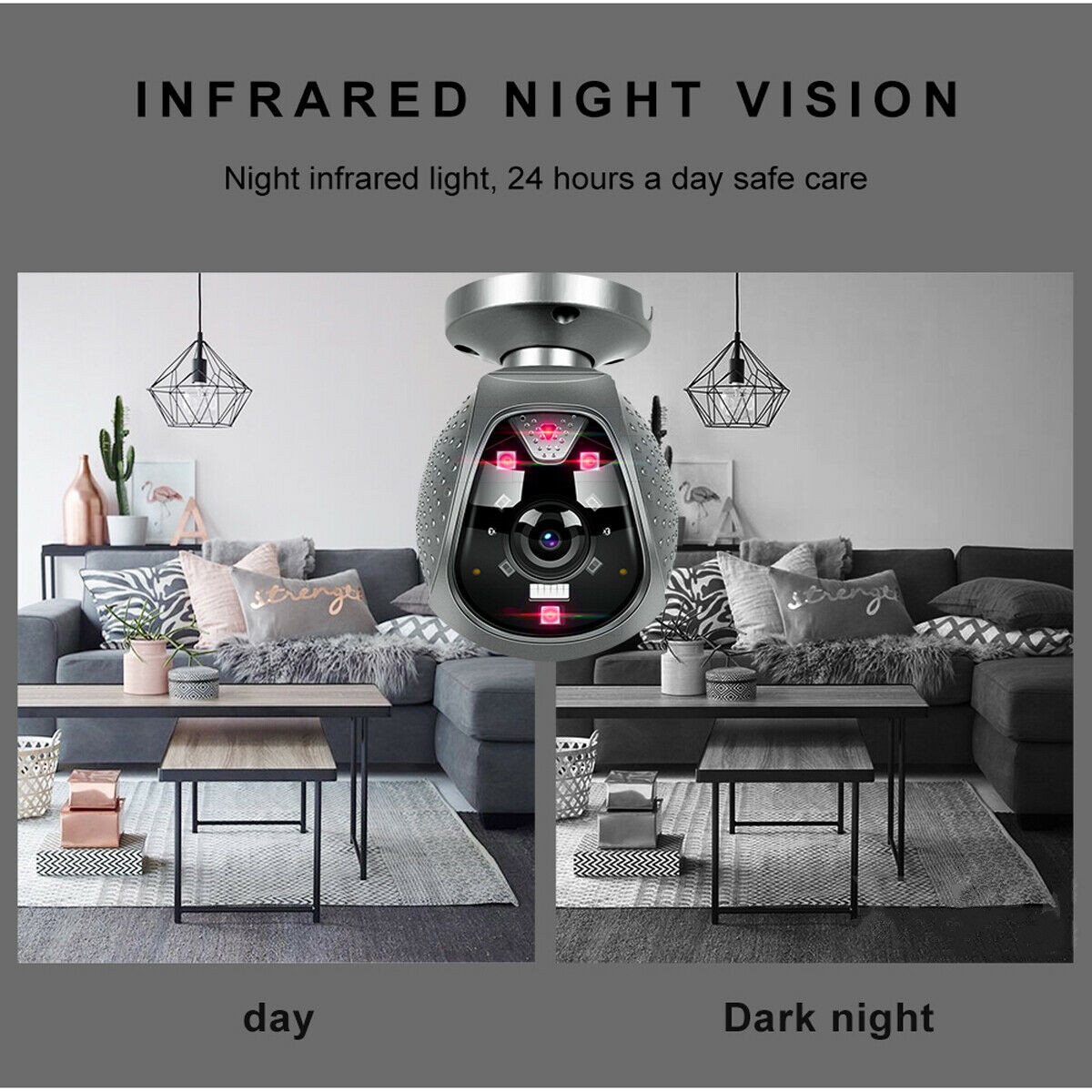 1080P WIFI IP Security Camera Wireless Outdoor Smart Home IR Night Video