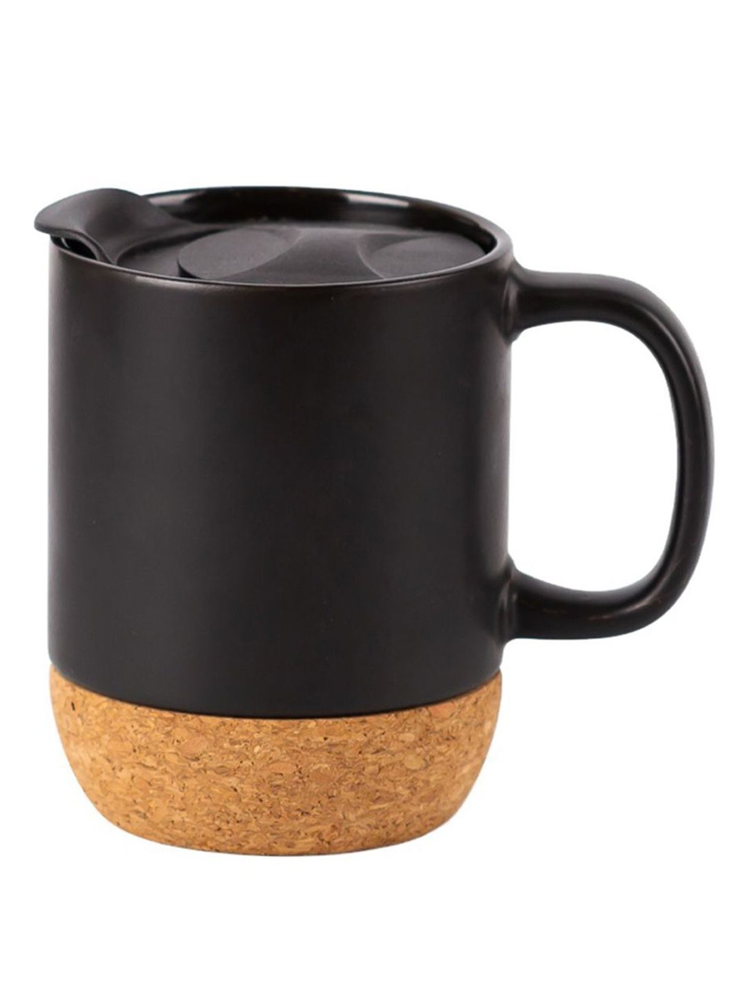 JCPL Black & Brown Ceramic Milk & Coffee Mug (0.44L) - Set of 1