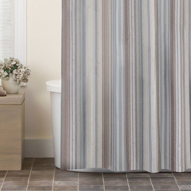Jodie Striped Shower Curtain - Zenna Home