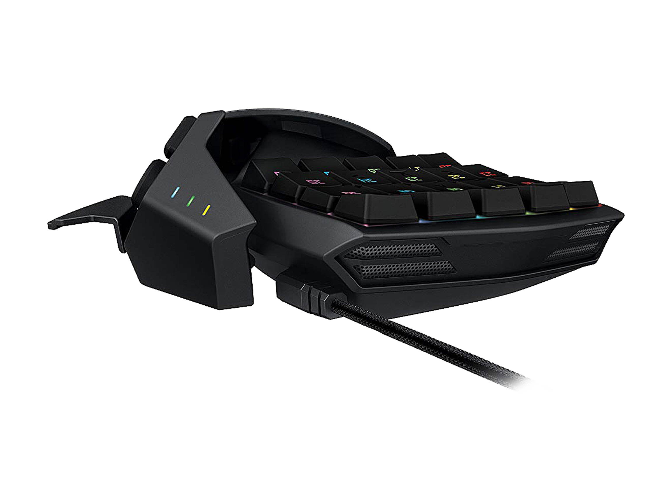 Razer Orbweaver Chroma: Green Mechanical Switch Gaming Keyboard with 30 Programmable Keys - RZ07-01440100-R3U1