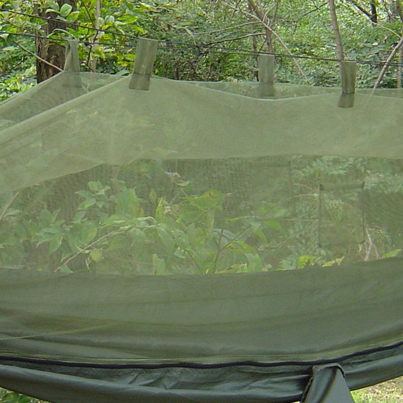 Snugpak Jungle Hammock with Mosquito Net, Lightweight Parachute Nylon, Includes 2 Steel Carabiners, Supports 400 Pounds