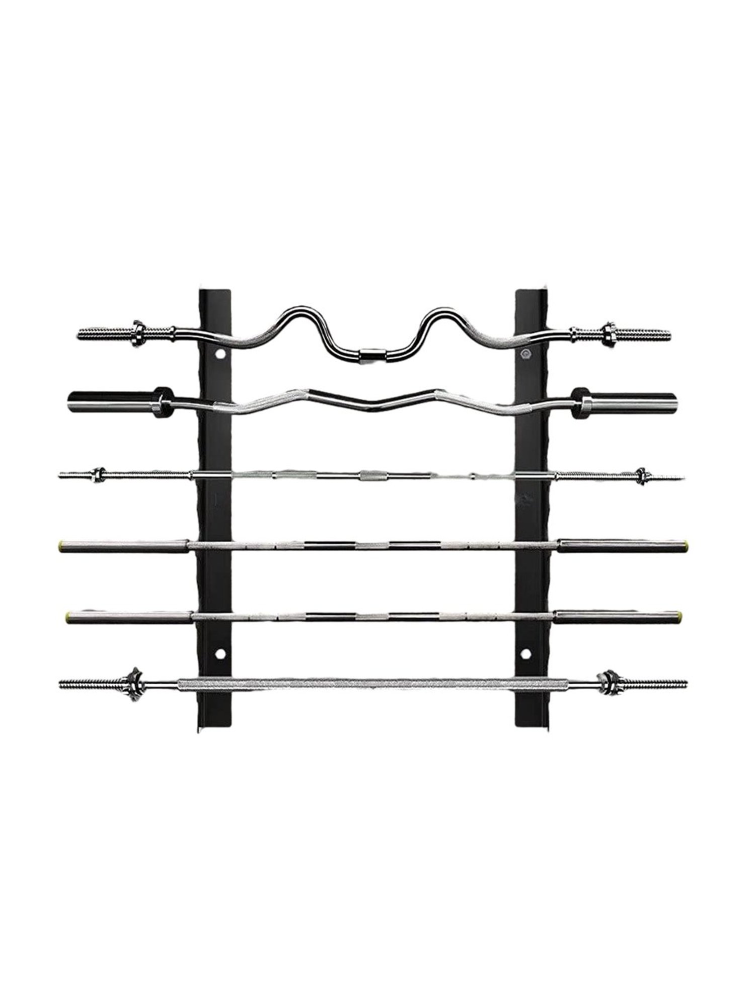 Protoner Olympic Barbell Rack (Black) Size - 66x8.9x3.8