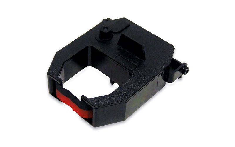 Pyramid Time Systems Ribbon Cartridge - Dot Matrix - Black, Red - 1 Each