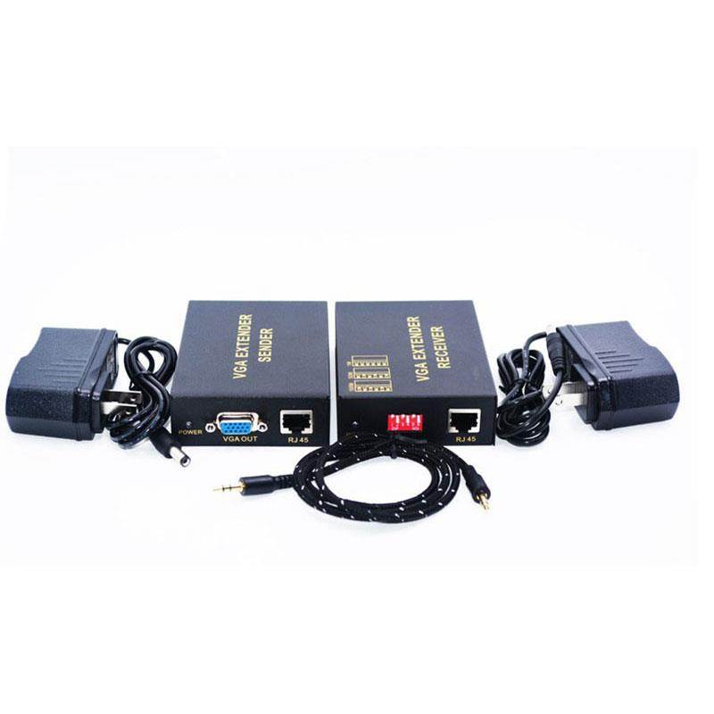 HD Audio TV AV HDTV PC Video Cable VGA2HDMI Converter Adapter Quality Portable Plug and play VGA To HDMI Output 1080P