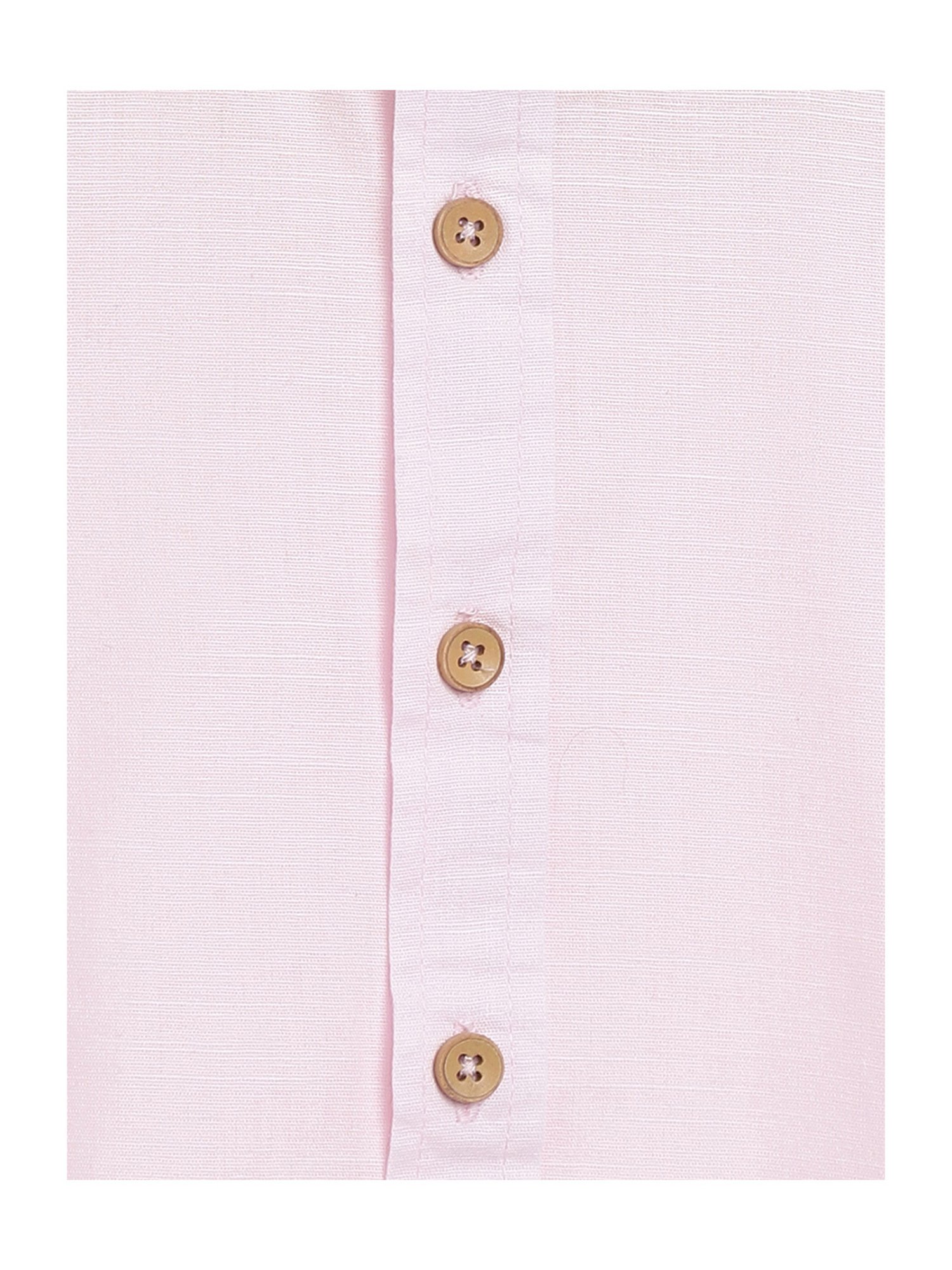 Campana Kids Pink Solid Full Sleeves Shirt