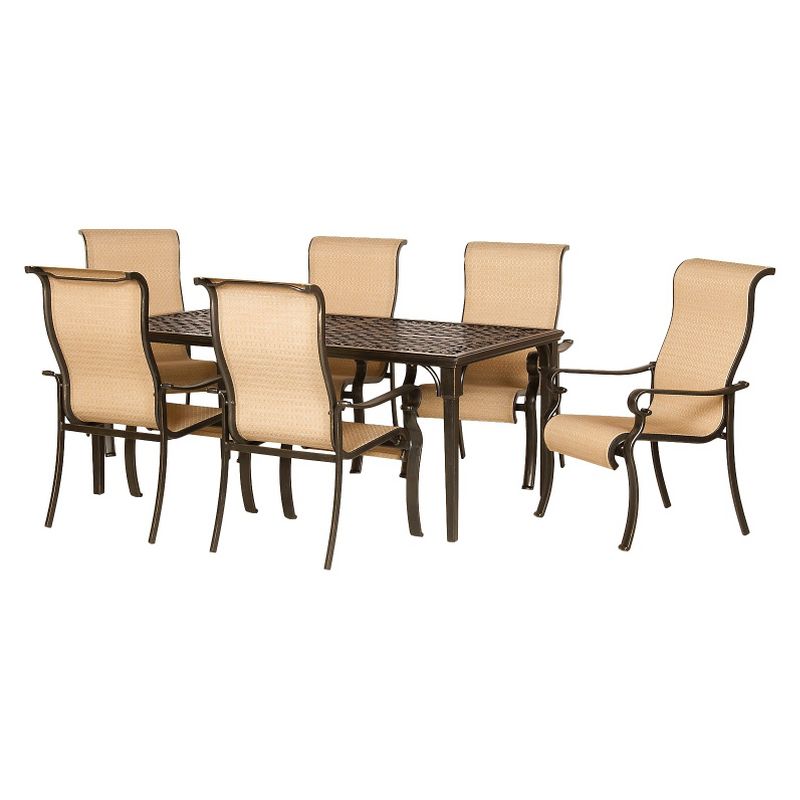 Brigantine 7-Piece Sling Patio Dining Furniture Set