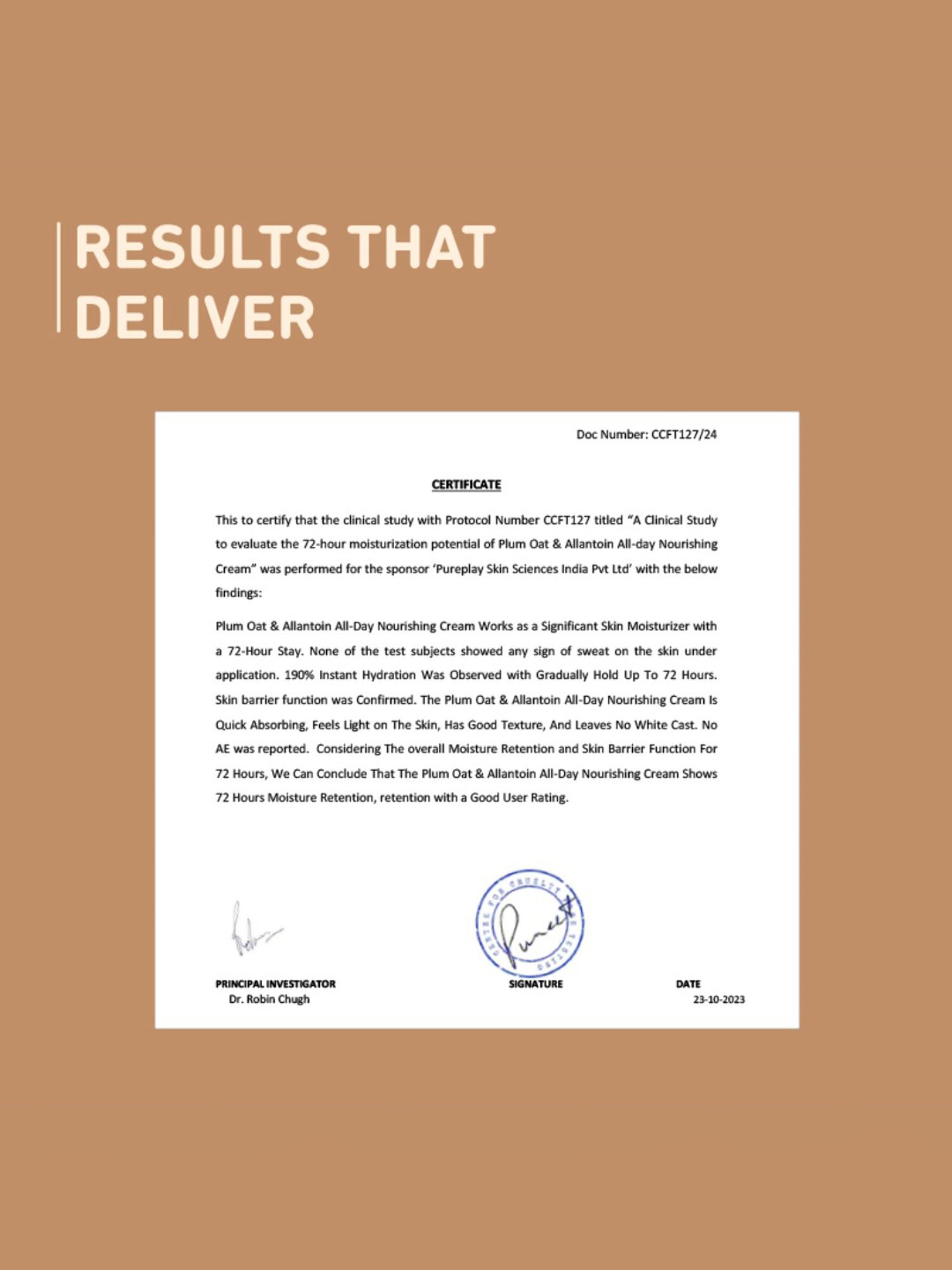 Plum 1% Oat & Allantoin All-Day Nourishing Face Cream - 50 gm