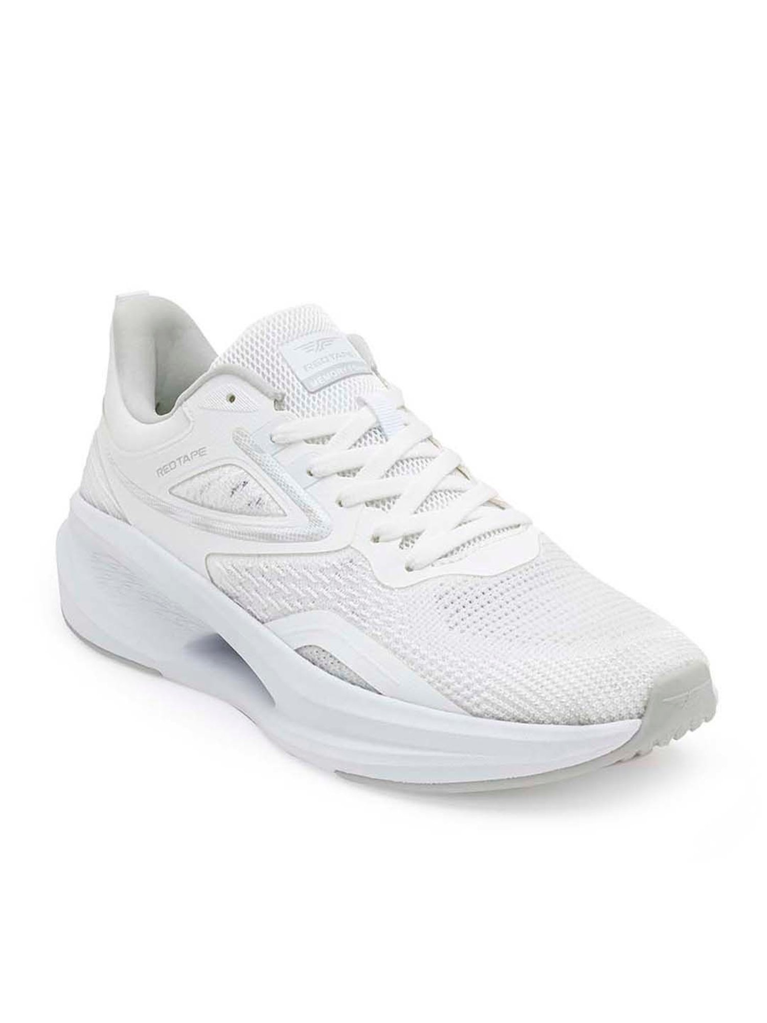 Red Tape Men's Flow plus Snow White Walking Shoes